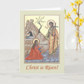 Noli Me Tangere Paschal Grußkarte Karte (Gelbe Blume)