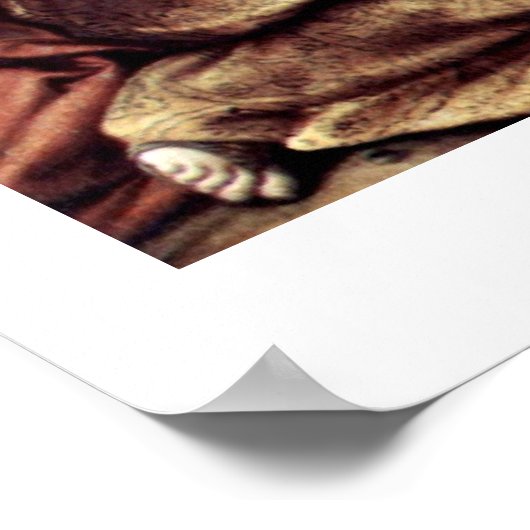 Noli Me Tangere von Antonio Allegri Da Correggio Poster (Ecke)