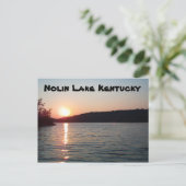 Nolin Lake Kentucky Postkarte (Stehend Vorderseite)