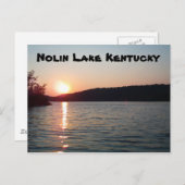 Nolin Lake Kentucky Postkarte (Vorne/Hinten)
