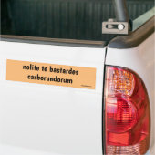 Nolit-Bastardes-Carborundorum Autoaufkleber (Auf Lkw)