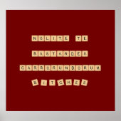 Nolite-Bastardes-Carborundorum Poster (Vorne)