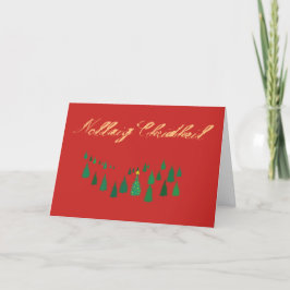Nollaig Chridheil Feiertagskarte