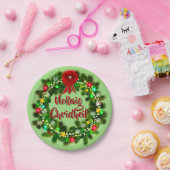 Nollaig Chridheil Scottish Christmas 7" Pappteller (Party)