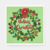 Nollaig Chridheil Scottish Christmas Luncheon Serviette (Vorderseite)