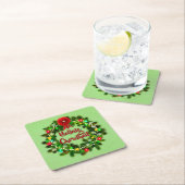 Nollaig Chridheil Scottish Christmas Rechteckiger Pappuntersetzer (Vor Ort)