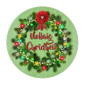 Nollaig Chridheil Scottish Christmas Schneidebrett (Vorderseite)