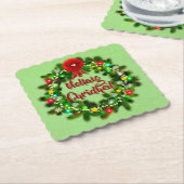 Nollaig Chridheil Scottish Christmas Untersetzer (angewinkelt)