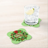 Nollaig Chridheil Scottish Christmas Untersetzer (Vor Ort)