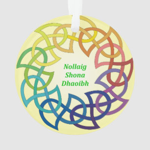 Nollaig Shona Dhaoibh - irische Ornament