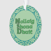 Nollaig Shona Dhuit - irische Weihnachtsdekoration Ornament (Vorderseite)