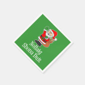 Nollaig Shona Duit Irish Christmas Santa Serviette (Ecke)