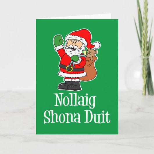 Nollaig Shona Duit Karte (Vorderseite)