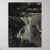 Nollendorfplatz bei Nacht Poster (Vorne)