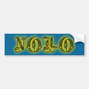 NOLO New Orleans glühende Tätowierungs-Karten + Autoaufkleber