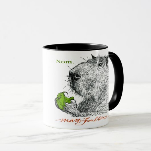 Nom! Capybara-Tasse Tasse (VorderseiteRechts)