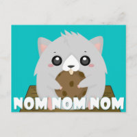 Nom Hamster Postcard