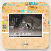 nom Kraftfeld Getränkeuntersetzer (Vorderseite)