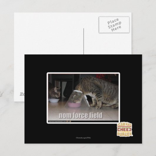 nom Kraftfeld Postkarte (Vorne/Hinten)