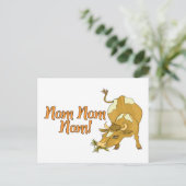Nom Nom Cow Postkarte (Stehend Vorderseite)