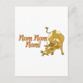 Nom Nom Cow Postkarte (Vorderseite)