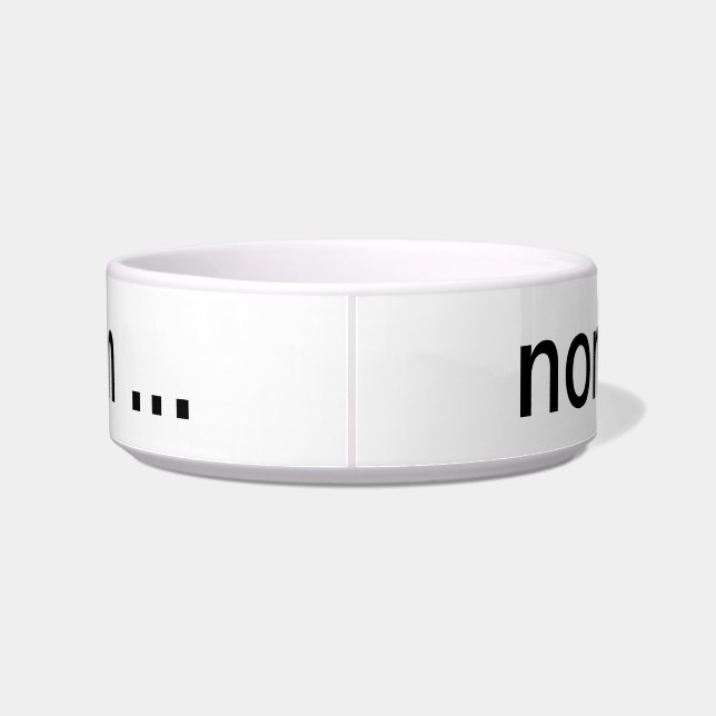 Nom nom Nahrung- für Napf (Rückseite)