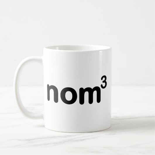 Nom nom nom kaffeetasse (Links)