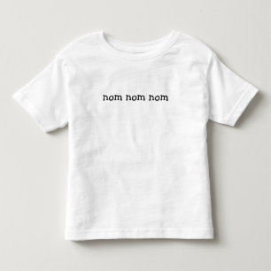 nom nom nom kleinkind t-shirt