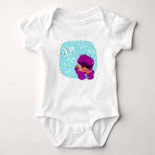 Nom Nom Nom! Monster-Babybodysuit Baby Strampler
