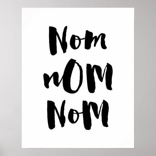 Nom Nom Nom Poster (Vorne)