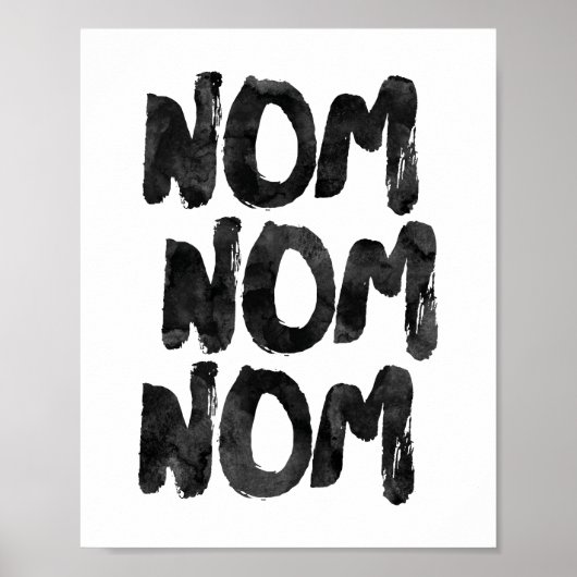 Nom Nom Nom Poster (Vorne)