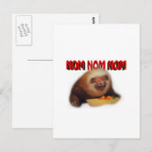 Nom Nom Nom Postkarte (Vorne/Hinten)