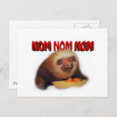 Nom Nom Nom Postkarte (Vorne/Hinten)
