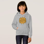 Nom Zone – Comic-Text-Explosion Hoodie (Vorne ganz)