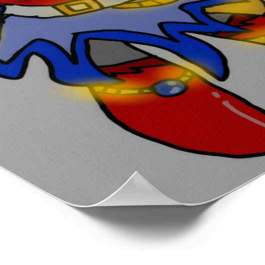 Noma Kai, die Katze Poster (Ecke)