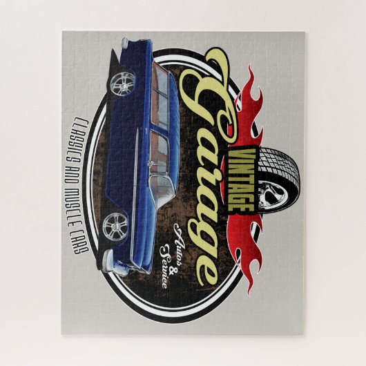 Nomad für klassische Autowerkstatt Puzzle (Vertikal)