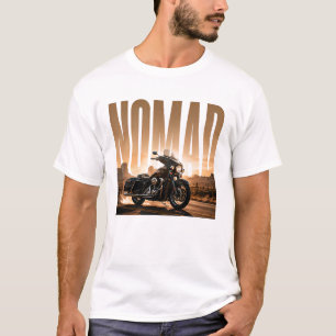 Nomad Luxus-Touring-Motorrad-Grafik T-Shirt