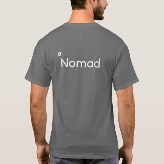 Nomad Men's Basic Dark T - Shirt (Rückseite)