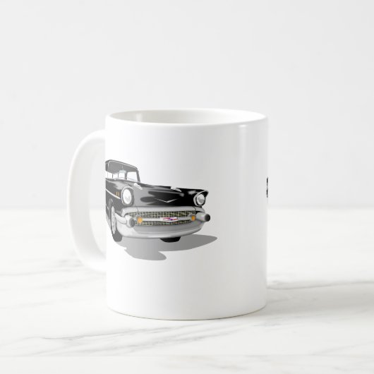 Nomade des Schwarz-'57 Kaffeetasse (Vorderseite Links)