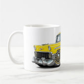 Nomade-Gelb-Weißes Auto 1956 Kaffeetasse (Links)