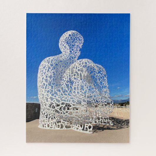 Nomade Scupture, Antibes France Jigsaw Puzzle (Vertikal)