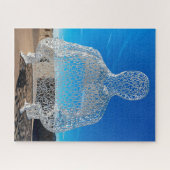 Nomade Scupture, Antibes Frankreich Puzzle (Horizontal)