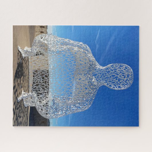 Nomade Scupture, Antibes Frankreich Puzzle (Horizontal)