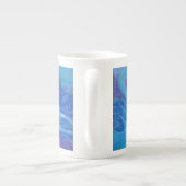 Nomaden für den Ozean, Fantasiekunst, Meerjungfrau Porzellantasse (Rückseite)