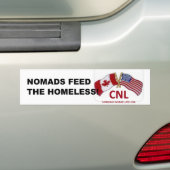 Nomaden füttern den Obdachlosen Autoaufkleber (Auf Auto)