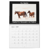 Nomaden - Sandwaschbecken - Wilde Pferde Kalender (Mär 2027)