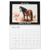 Nomaden - Sandwaschbecken - Wilde Pferde Kalender (Jan 2027)