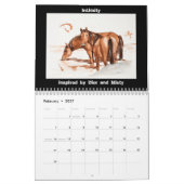 Nomaden - Sandwaschbecken - Wilde Pferde Kalender (Feb 2027)