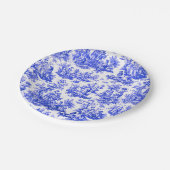 NOMADESAUSTRALIENS blue toile de Jouy Pappteller (Schrägansicht)