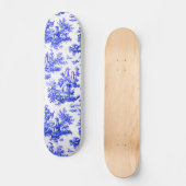 NOMADESAUSTRALIENS blue toile de Jouy Skateboard (Vorderseite)